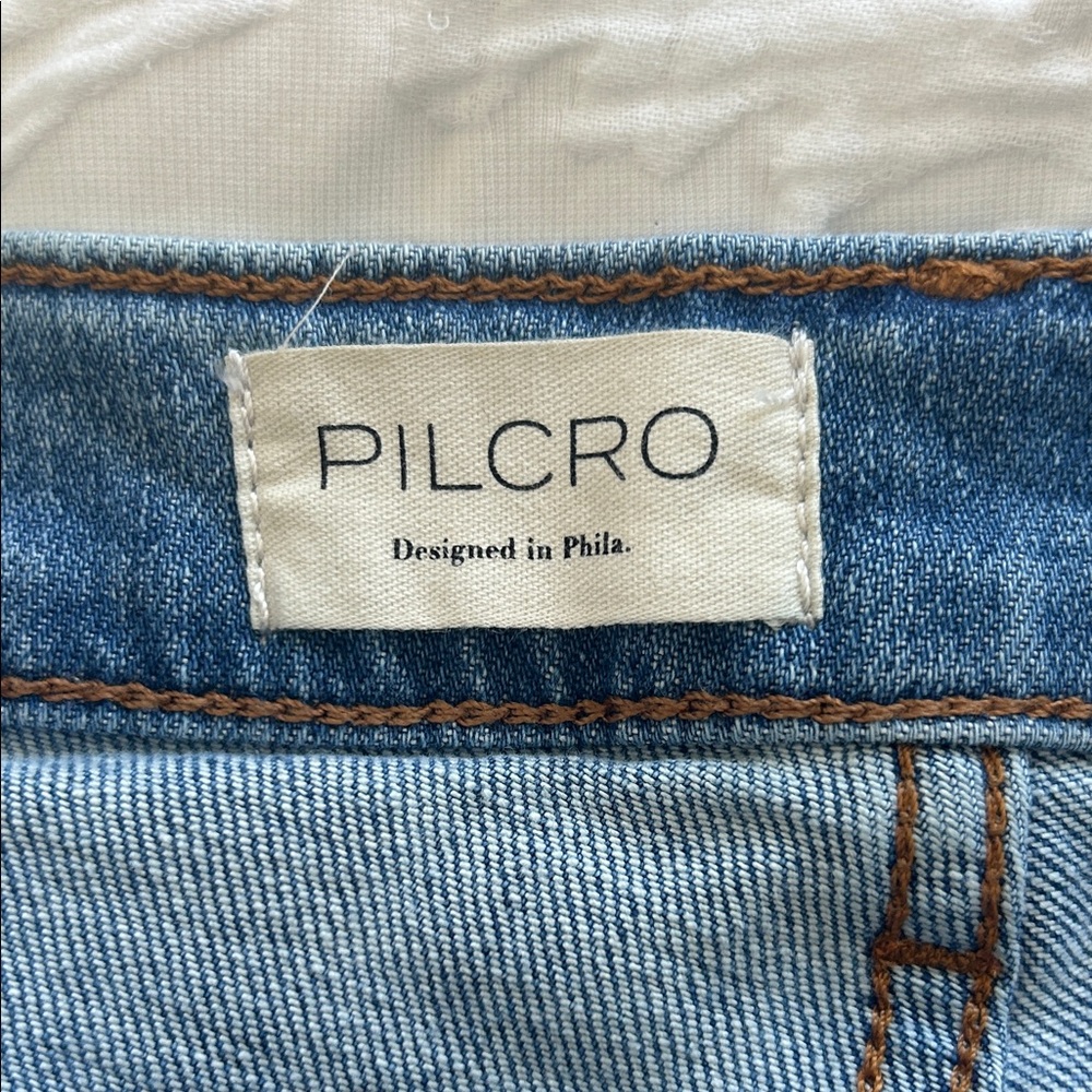 Pilcro Mid Rise Straight Leg Jeans - Picture 3 of 4